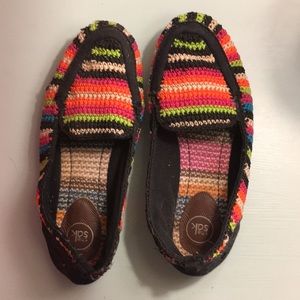 Crochet loafers